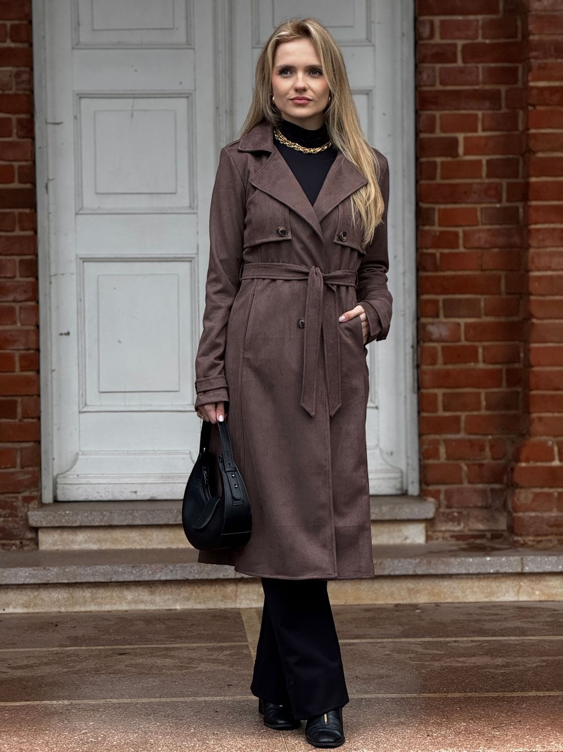 Trench Coat Suede Fendi Trench Coat Suede Fendi