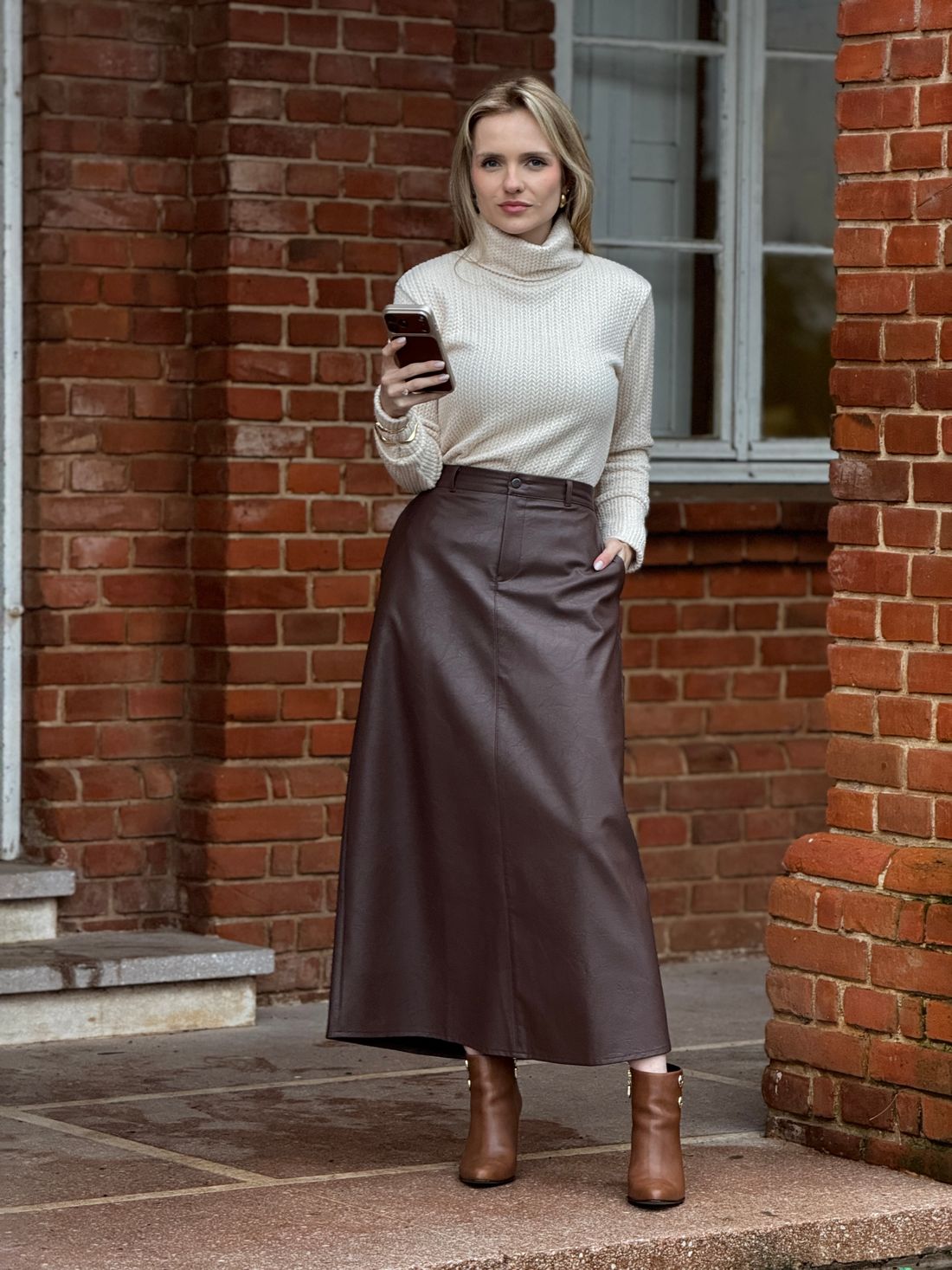 Blusão Tricot Iris Creme Blusão Tricot Iris Creme