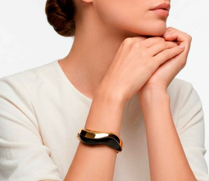 Bracelete Any Preto e Dourado Bracelete Any Preto e Dourado