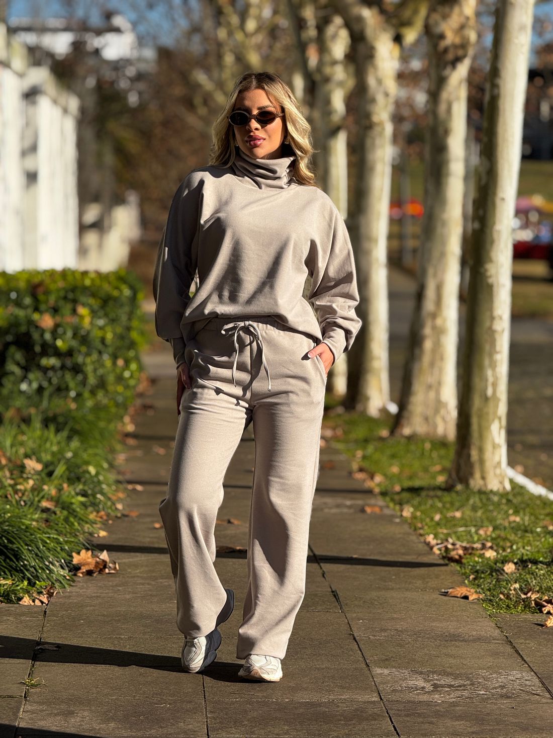 Wide Leg Supersoft Helena Cinza Wide Leg Supersoft Helena Cinza