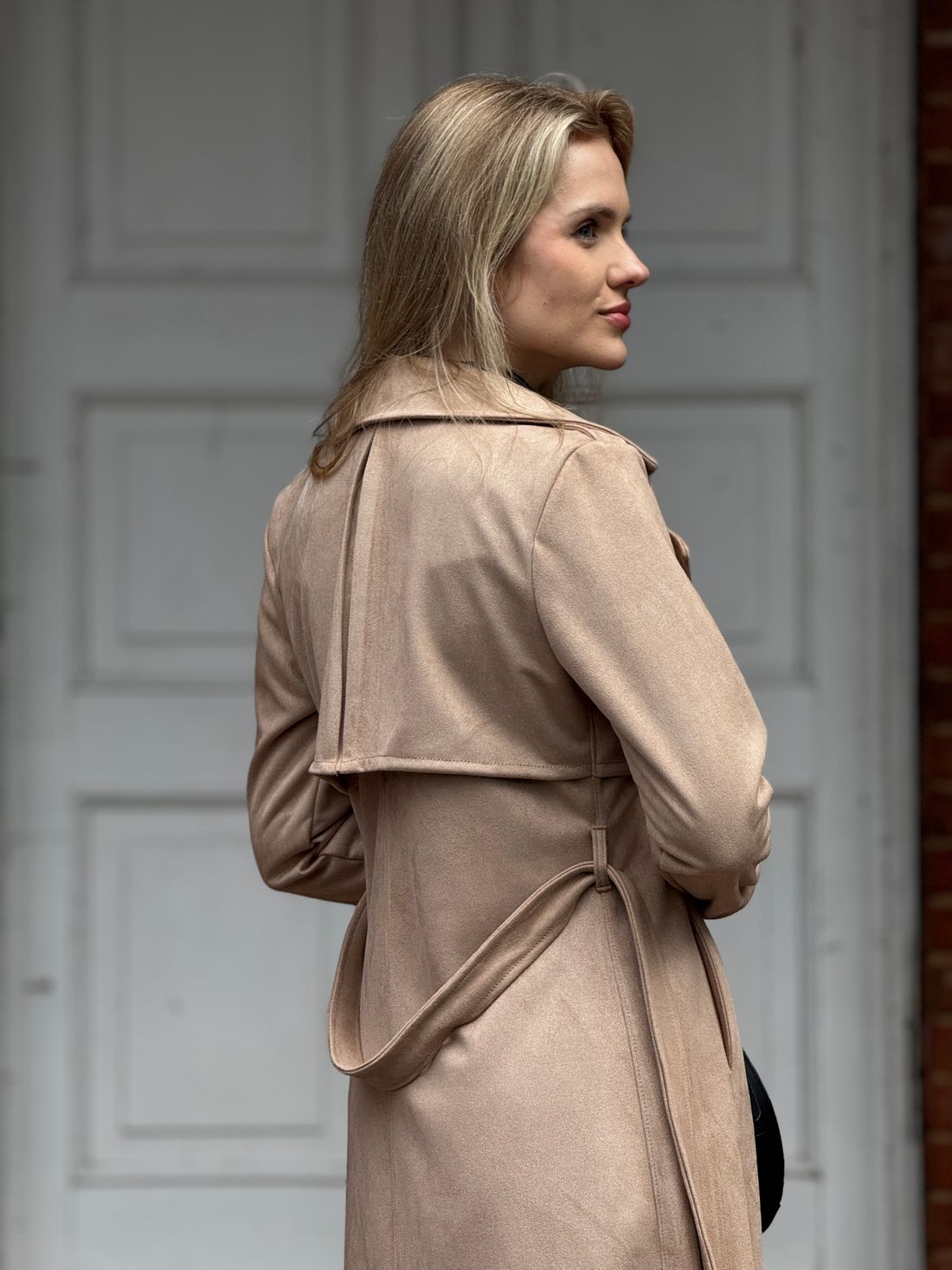 Trench Coat Suede Cappuccino Trench Coat Suede Cappuccino