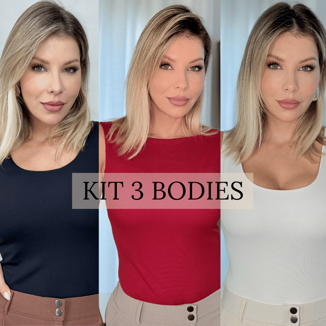 KIT 3 BODIES GOLA HALTER BASIC KIT 3 BODIES GOLA HALTER BASIC