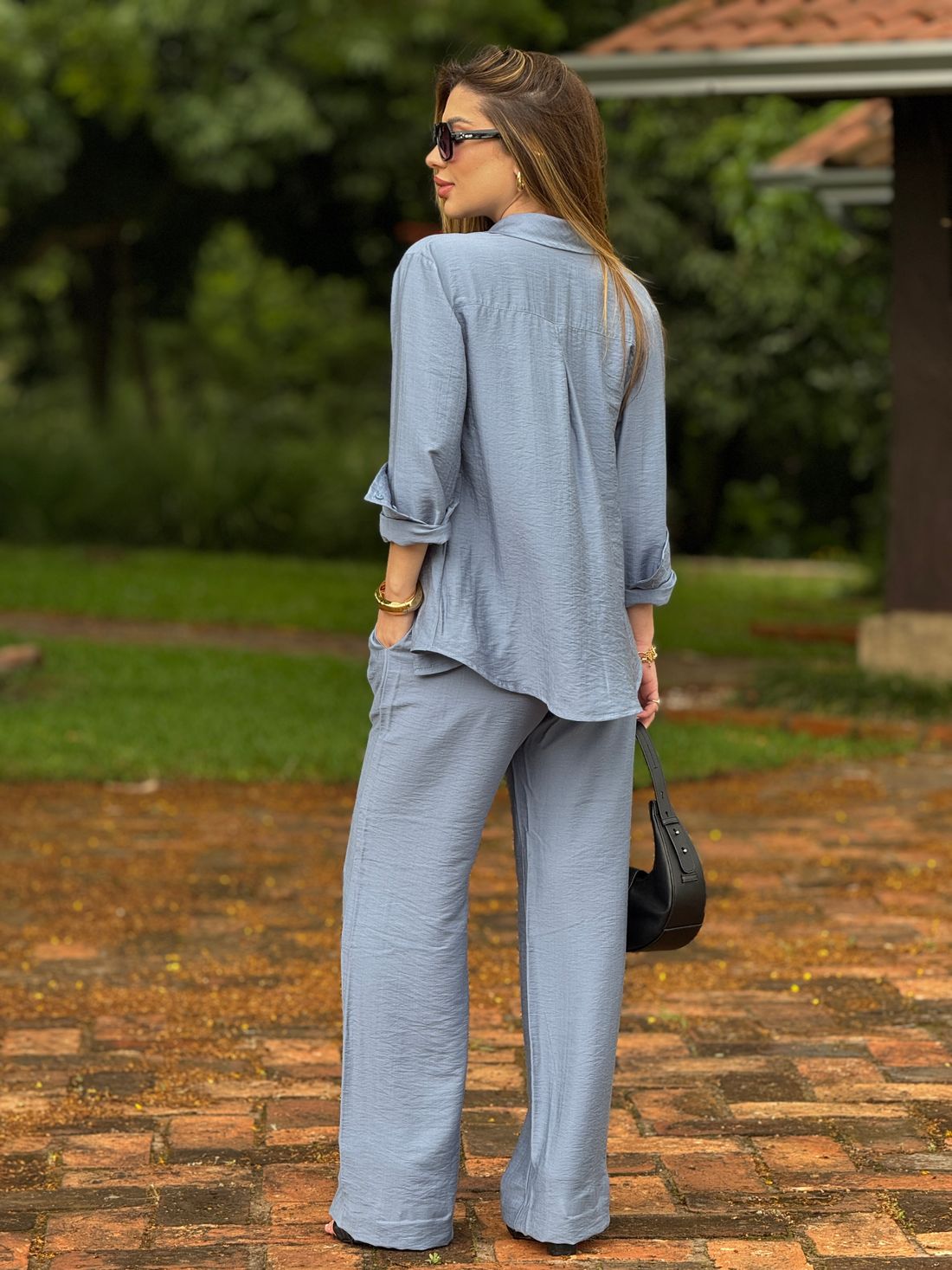 Pantalona Erika Summer Azul Pantalona Erika Summer Azul