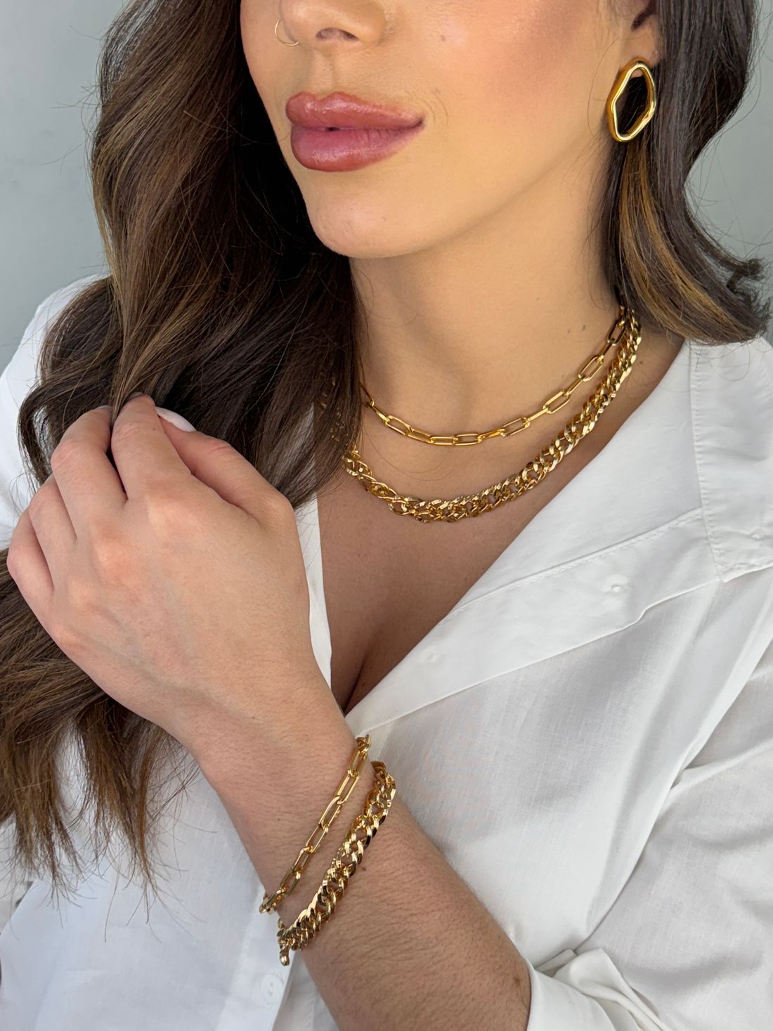 Brinco Gabi Dourado Brinco Gabi Dourado