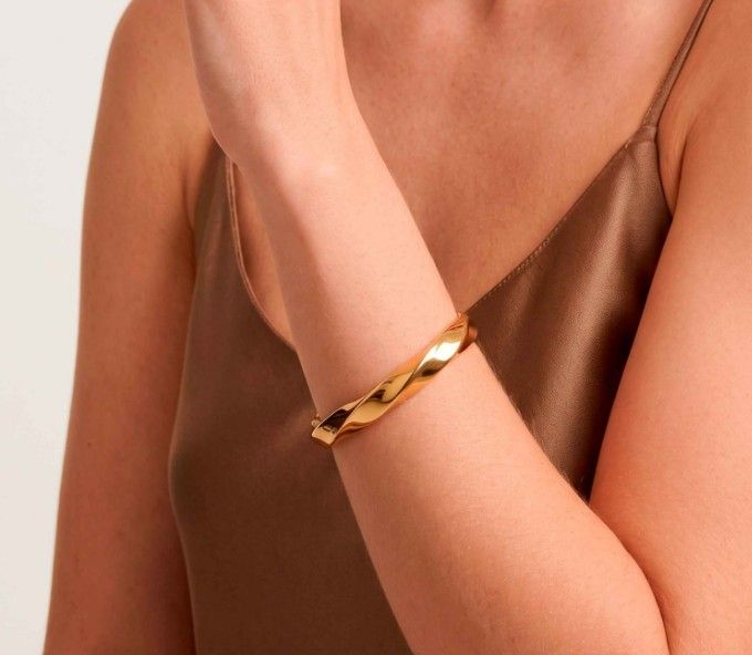 Bracelete Celine Dourado Bracelete Celine Dourado