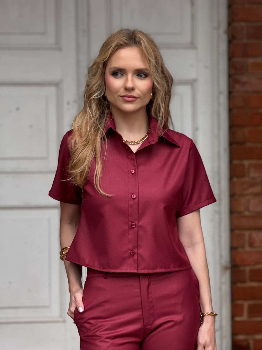 Camisa Valerie Bordo Camisa Valerie Bordo