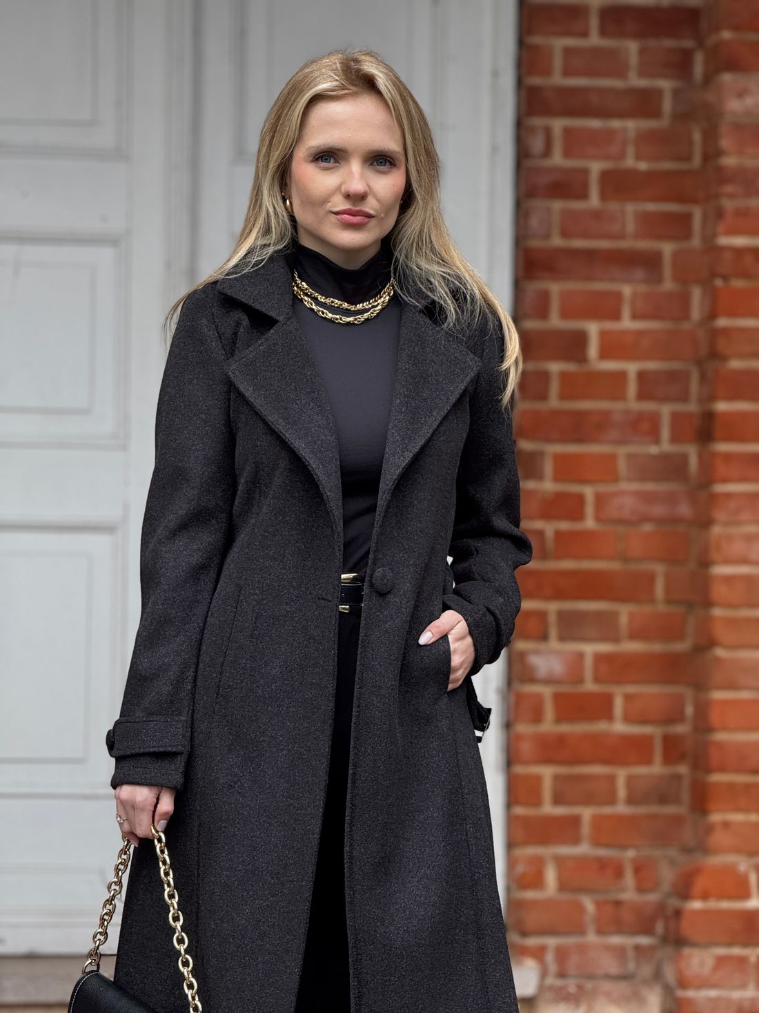 Overcoat Dinamarca Preto Overcoat Dinamarca Preto