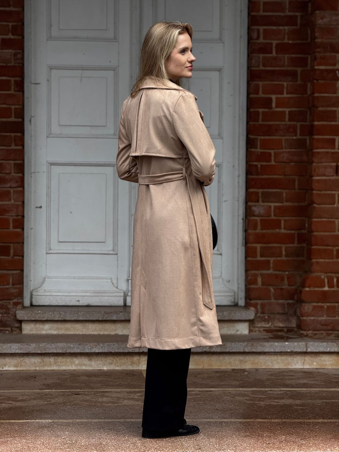 Trench Coat Suede Cappuccino Trench Coat Suede Cappuccino