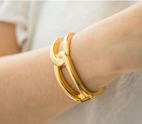 Bracelete Claire Dourado Bracelete Claire Dourado