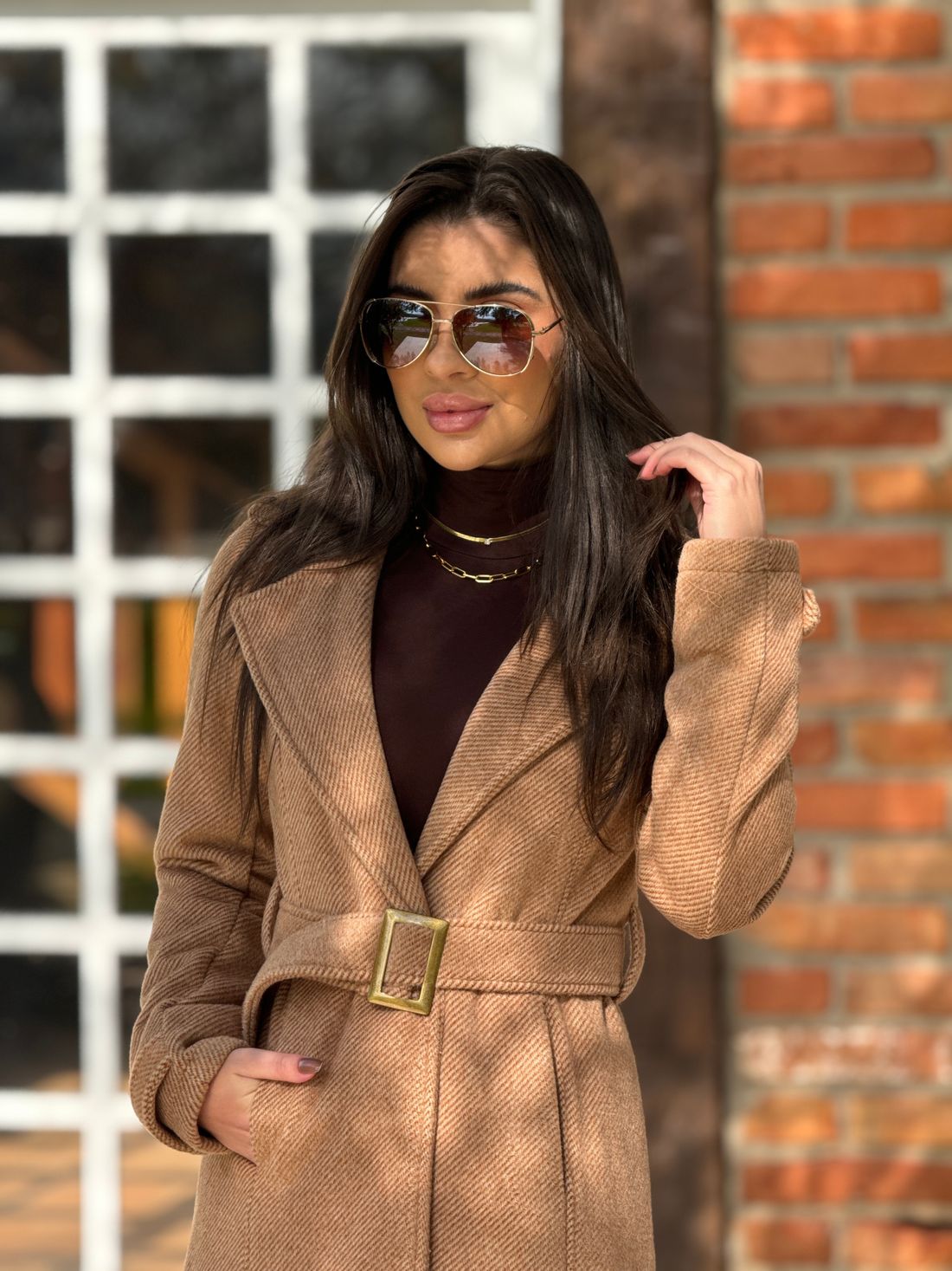 Overcoat Noruega Caramelo