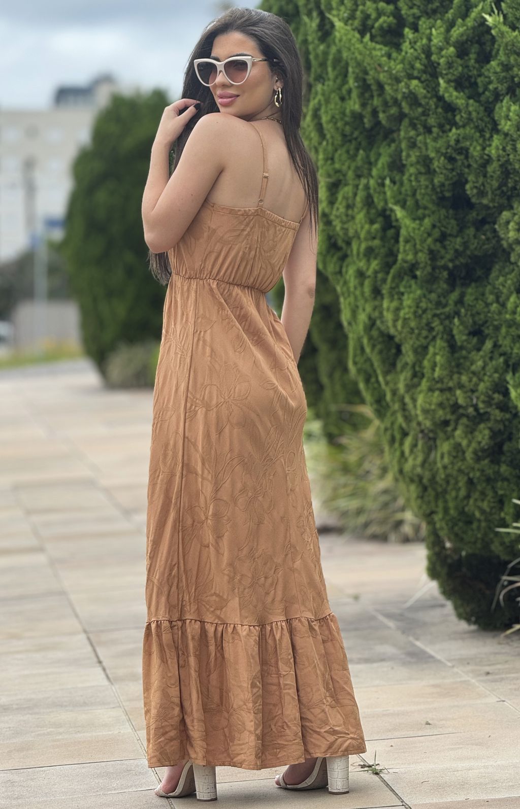 Vestido Lavínia Caramelo