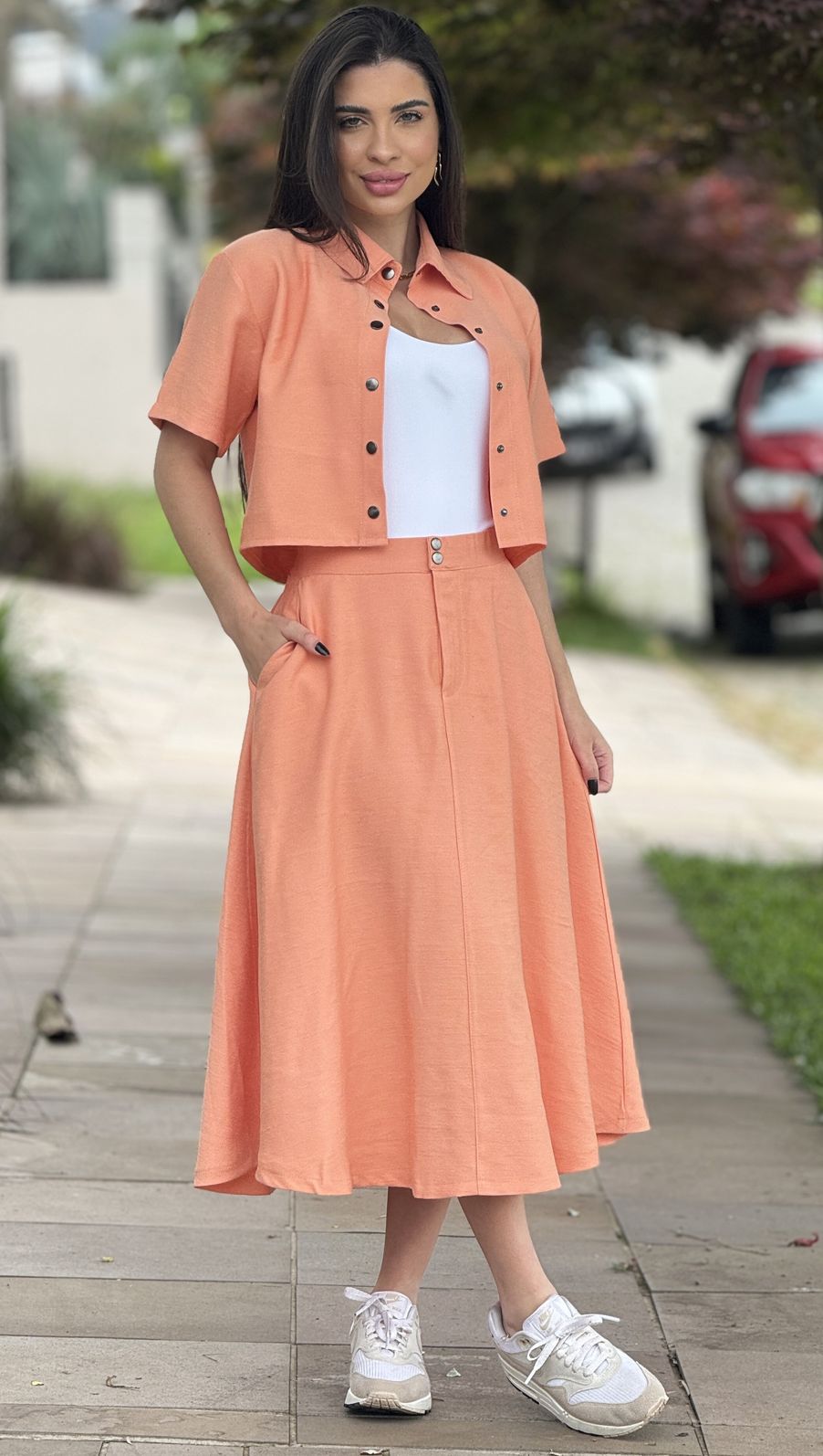 Camisa Rafaela Coral