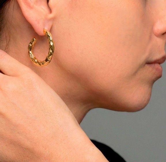 Brinco Pietra Dourado Brinco Pietra Dourado