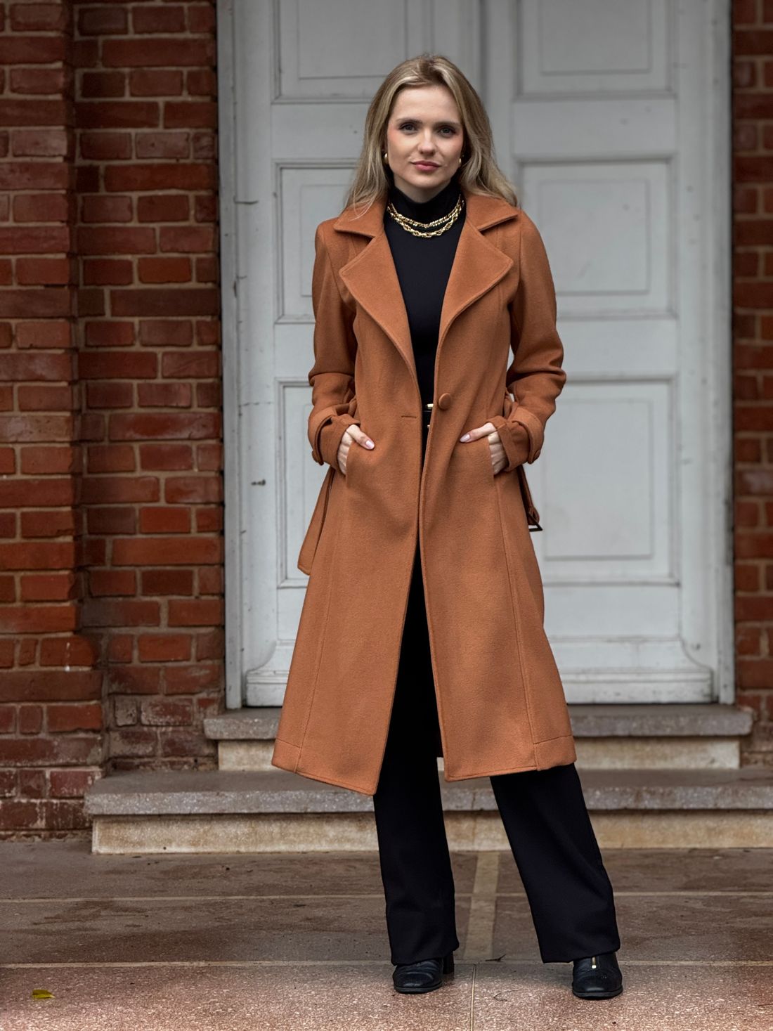Overcoat Dinamarca Caramelo