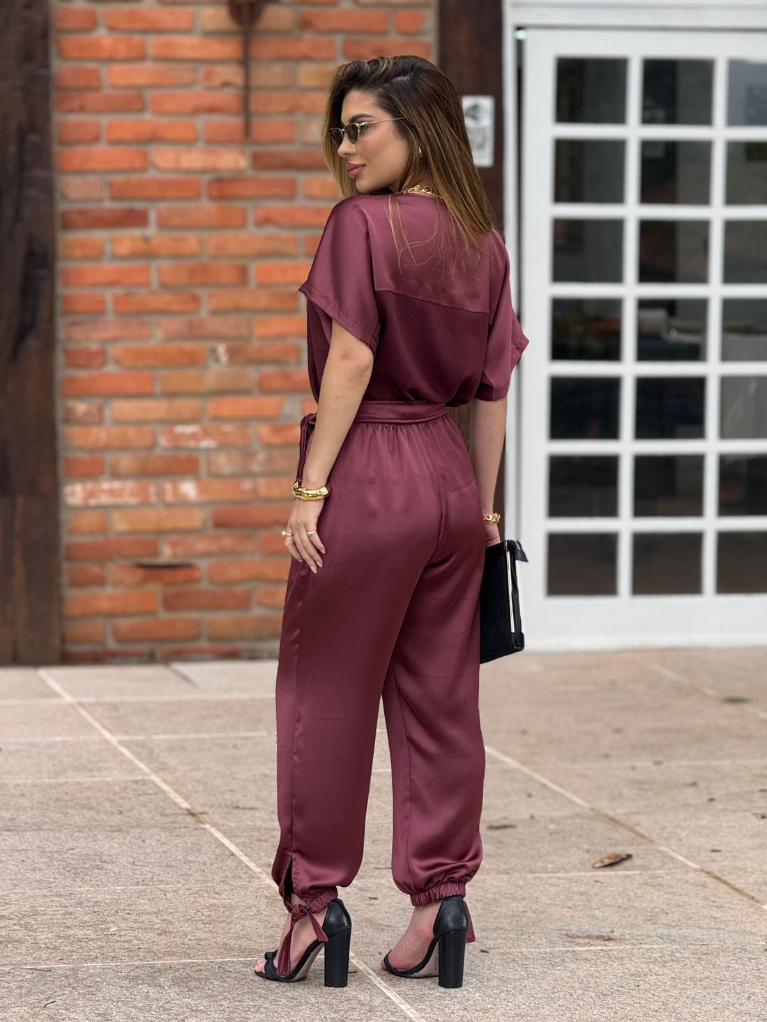 Calça Jade VInho Calça Jade VInho