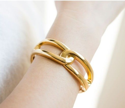 Bracelete Claire Dourado Bracelete Claire Dourado