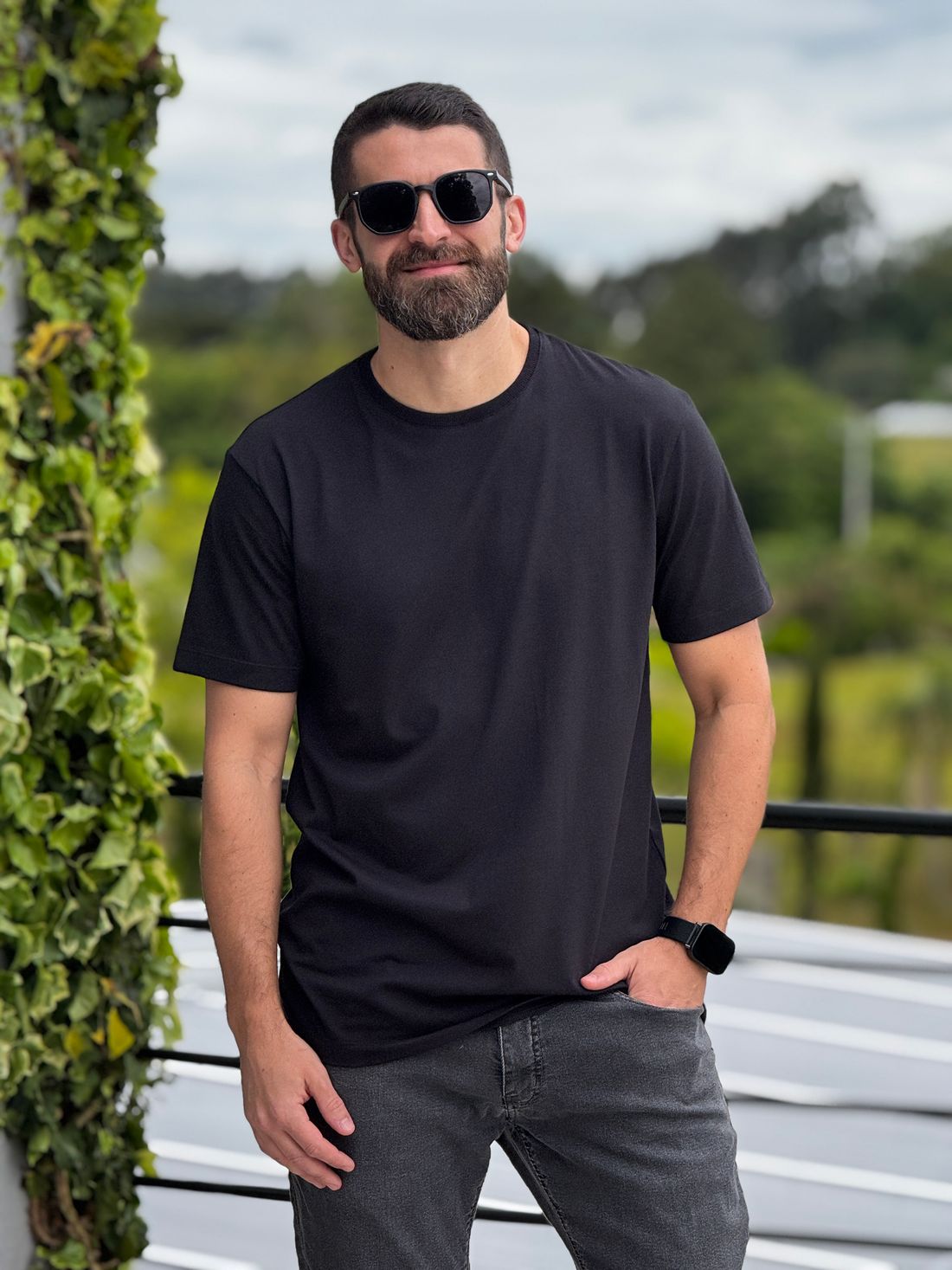 Camiseta Masculina Preta Camiseta Masculina Preta