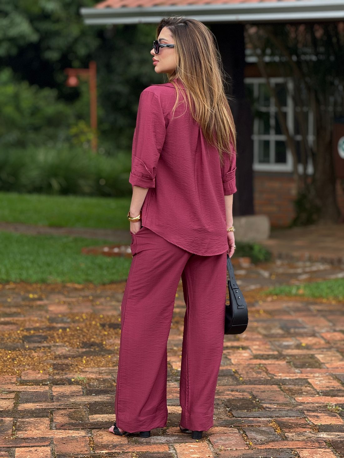 Pantalona Erika Summer Bordo