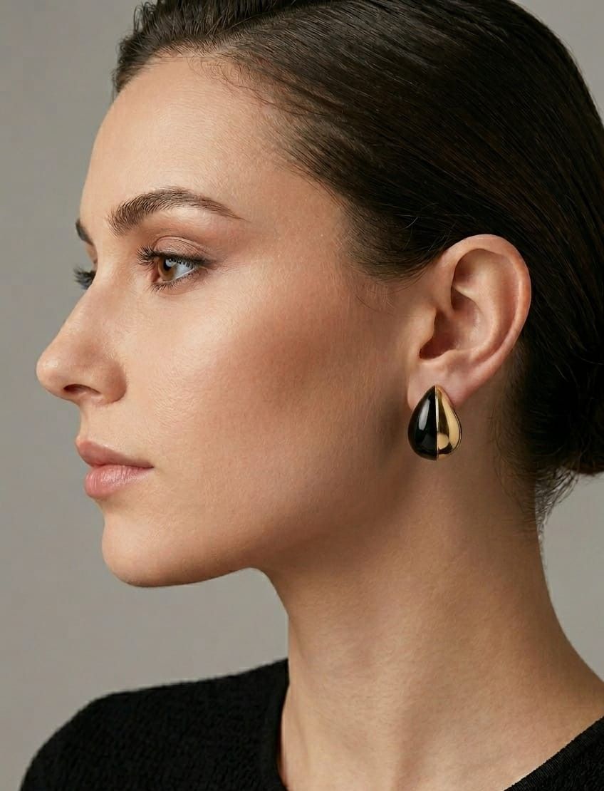 Brinco Gota Any Dourado Brinco Gota Any Dourado