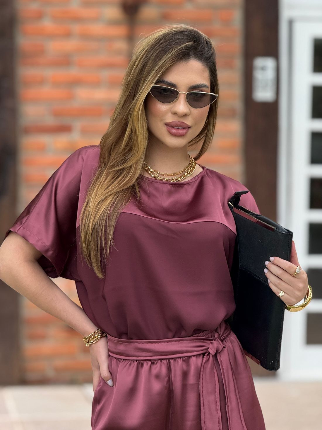 Blusa Jade VInho Blusa Jade VInho