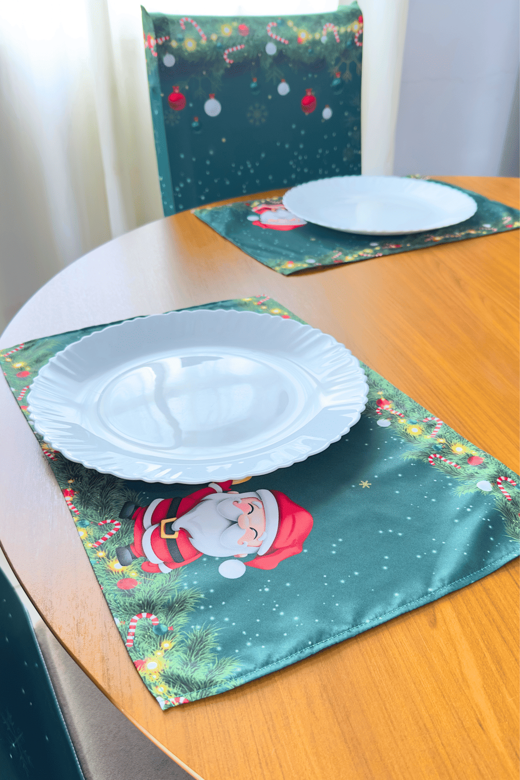 KIT 4 PEÇAS JOGO AMERICANO NATAL KIT 4 PEÇAS JOGO AMERICANO NATAL