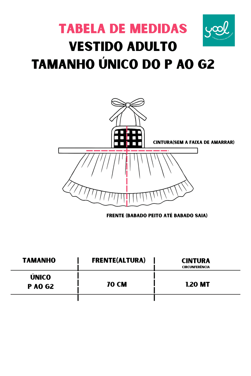 Vestido Festa Junina Xadrez Preto com Bandeirolas — Veste P ao G2 + Brinde 2 Laços Vestido Festa Junina Xadrez Preto com Bandeirolas — Veste P ao G2 + Brinde 2 Laços