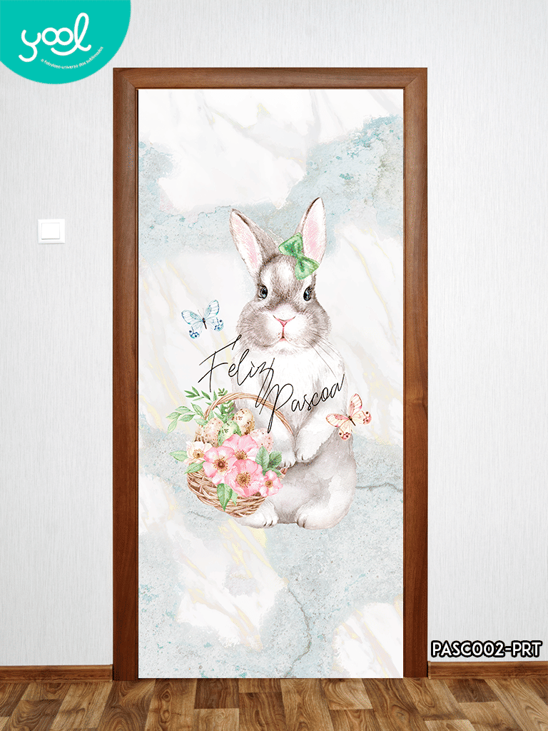 Capa de Porta Páscoa Coelho Lili Capa de Porta Páscoa Coelho Lili
