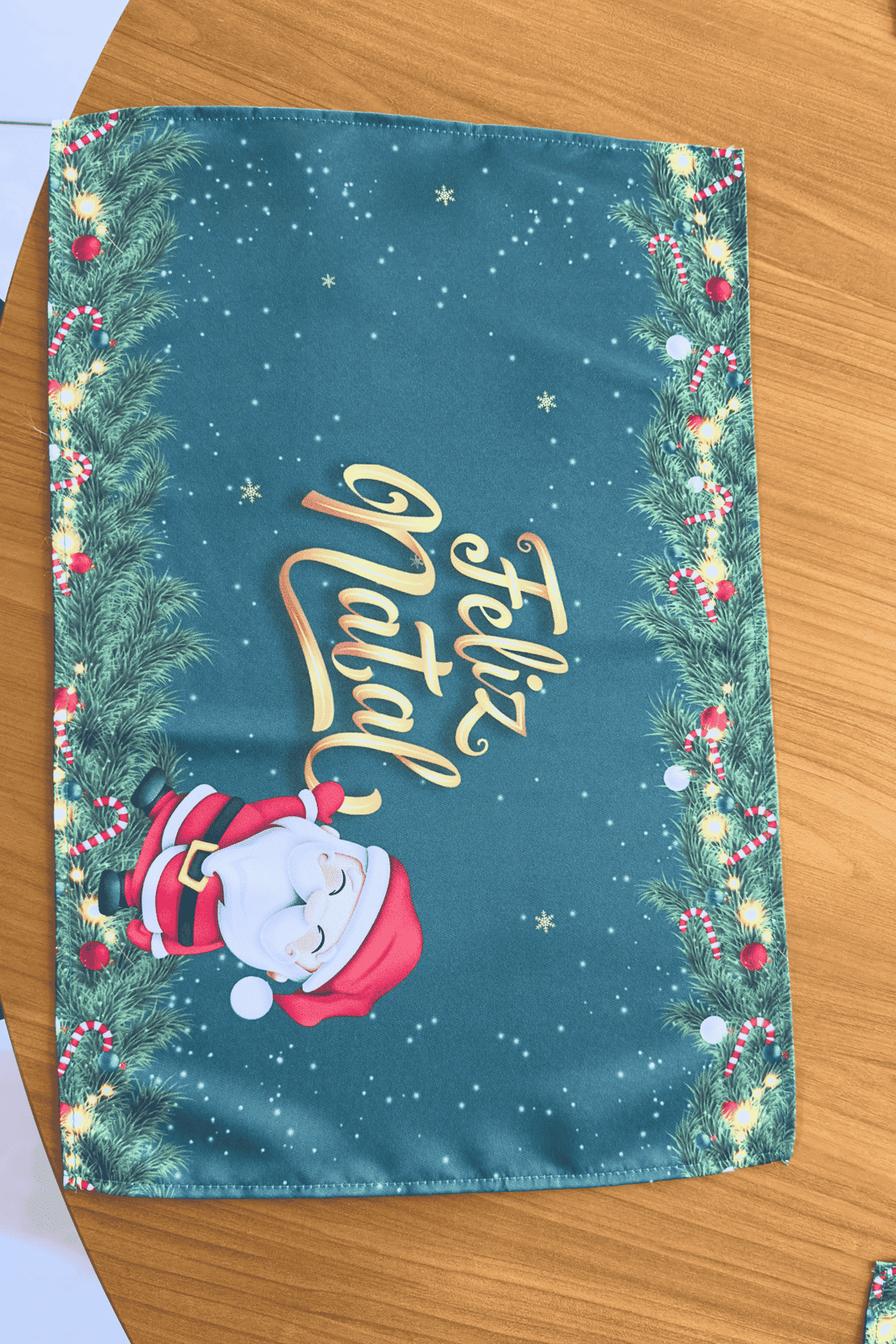 KIT 4 PEÇAS JOGO AMERICANO NATAL KIT 4 PEÇAS JOGO AMERICANO NATAL