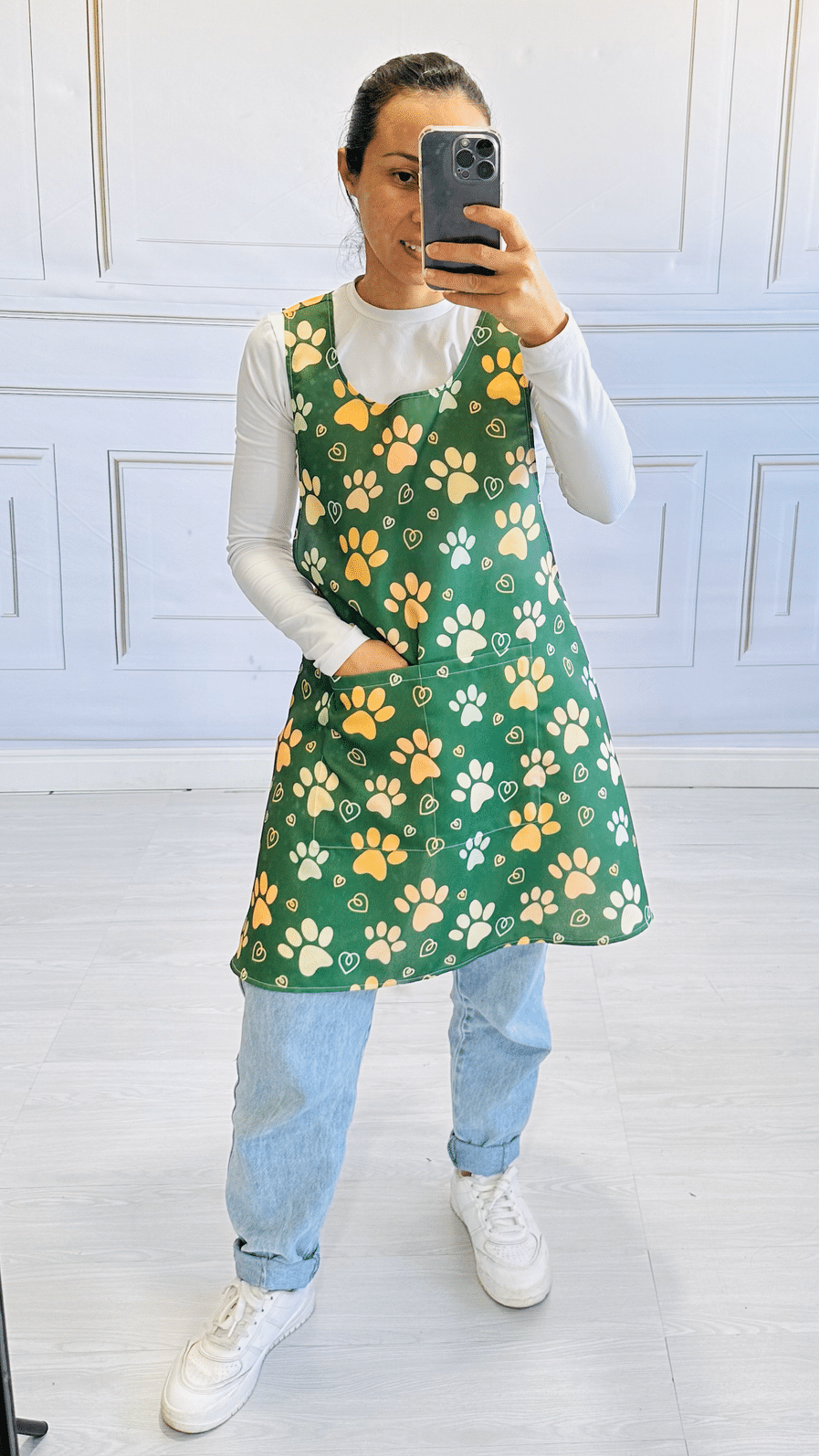 Avental Japonês Petshop Patinhas