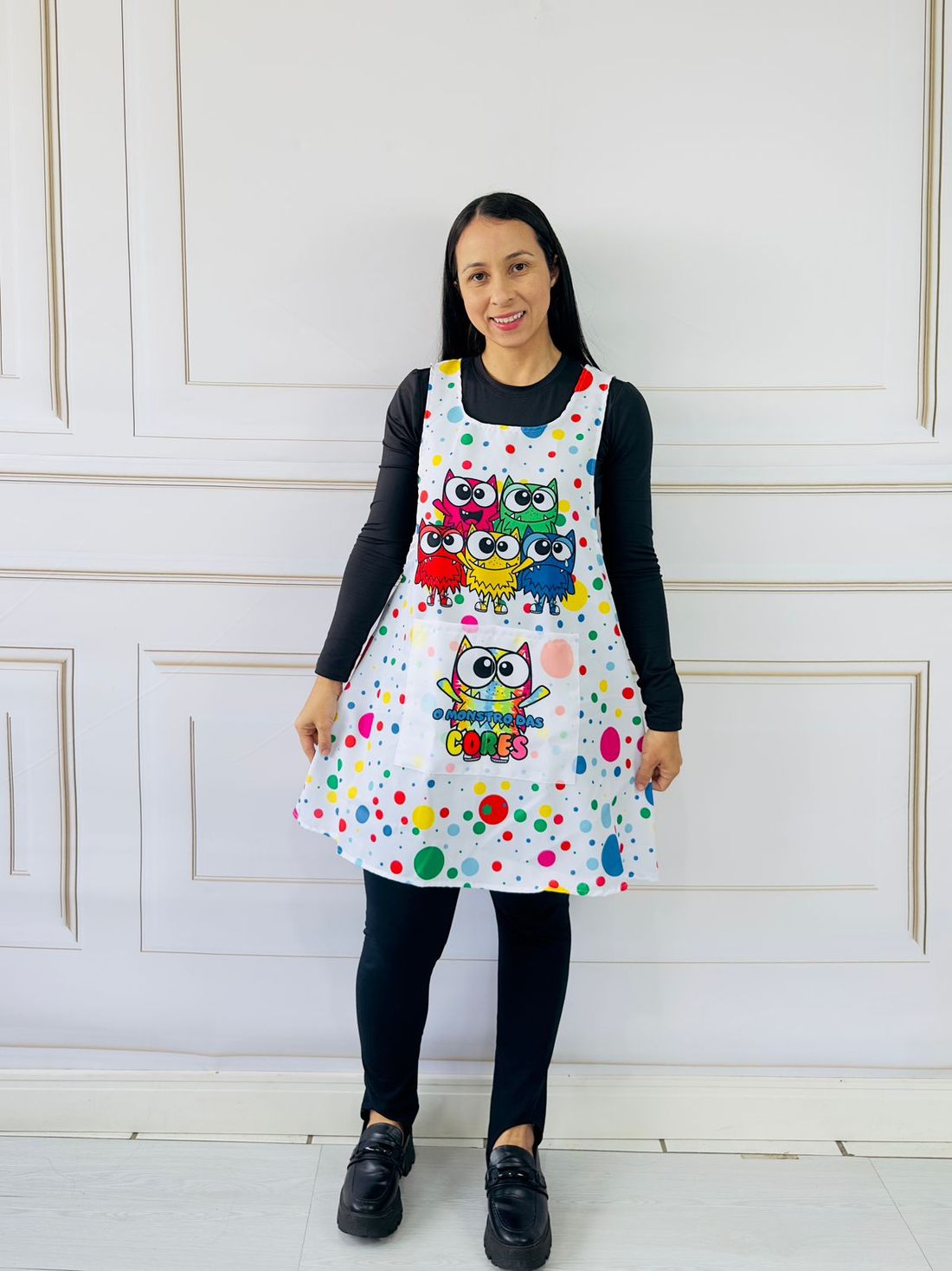 Avental Japonês Monstro das Cores