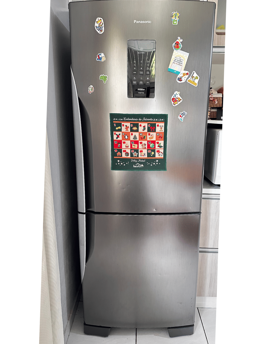 Mini Calendário do Advento de Geladeira Mini Calendário do Advento de Geladeira