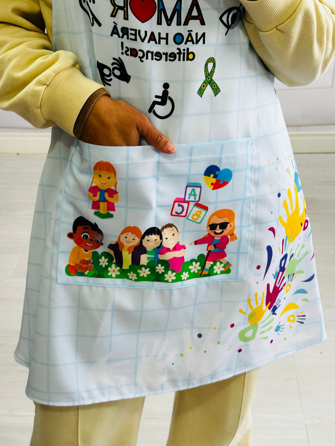 Avental Japonês Inclusão, Aula de Recursos Avental Japonês Inclusão, Aula de Recursos