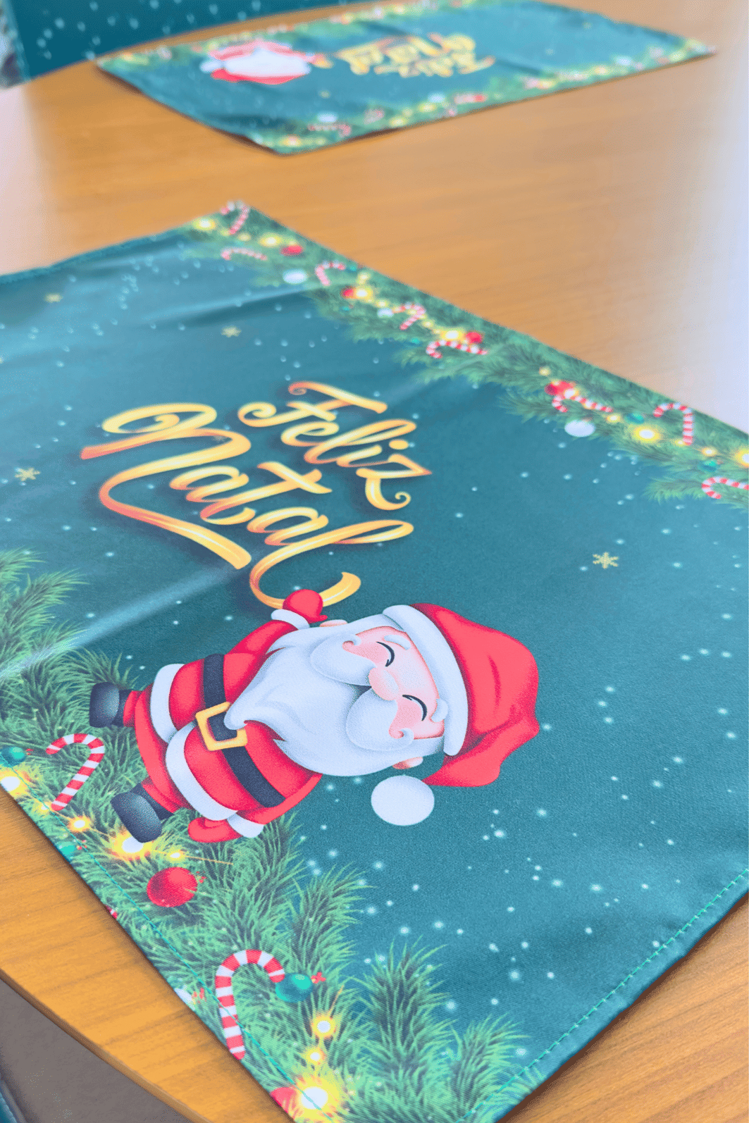 KIT 4 PEÇAS JOGO AMERICANO NATAL KIT 4 PEÇAS JOGO AMERICANO NATAL