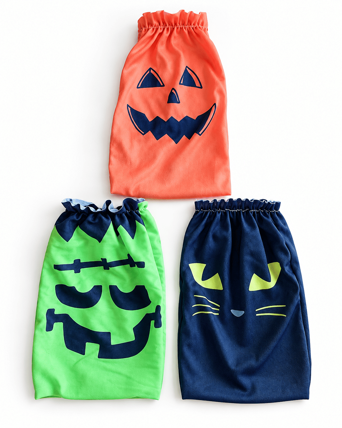 Kit 3 Porta-Doces Halloween Abóbora-Frankstein-Gato Preto | Yool Kit 3 Porta-Doces Halloween Abóbora-Frankstein-Gato Preto | Yool