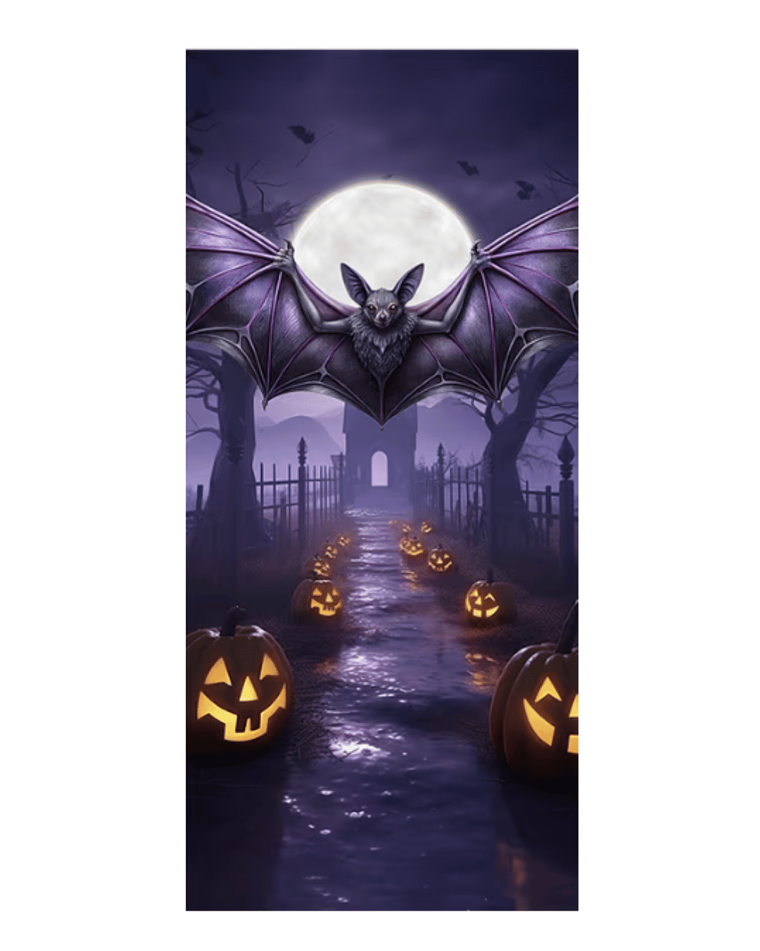 Kit 02- Halloween Morcego Voador— 1 Capa de Porta + 4 Capas de Almofada 45x45 Kit 02- Halloween Morcego Voador— 1 Capa de Porta + 4 Capas de Almofada 45x45