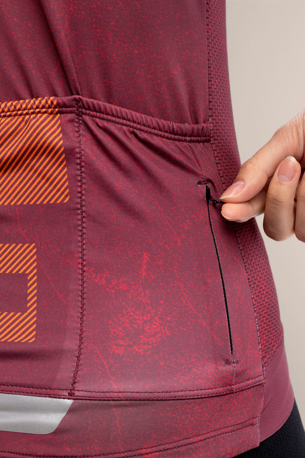 Jersey Feminina Manga Longa Borgonha