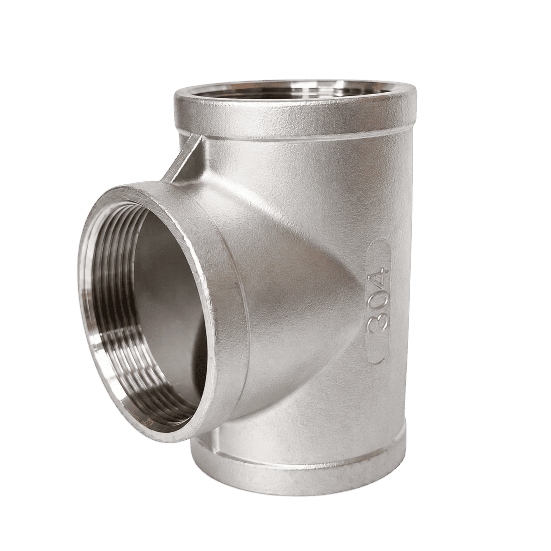 TEE INOX 304 BSP F-F-F TEE INOX 304 BSP F-F-F