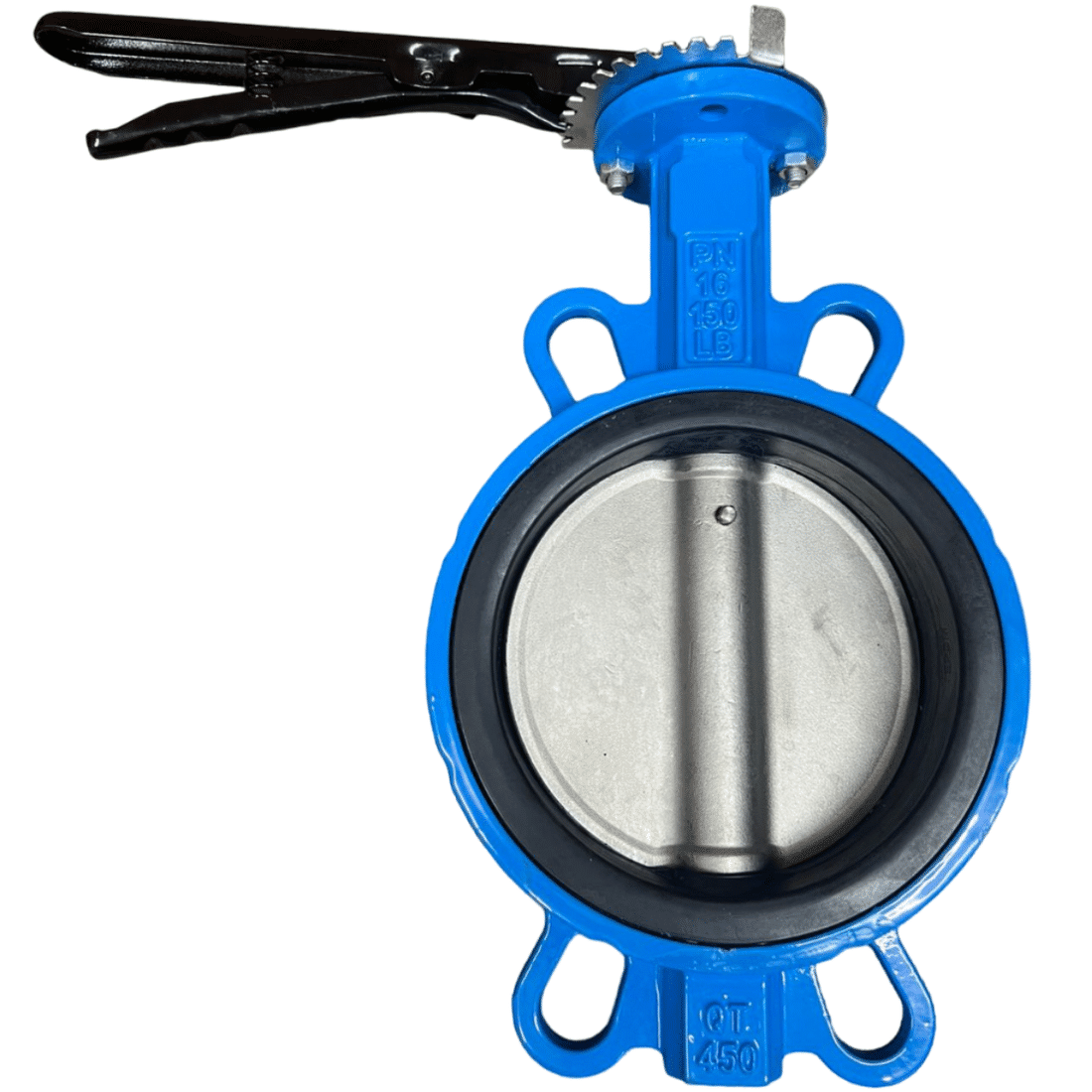 VALVULA BORBOLETA WAFER CORPO FOFO DISCO INOX 304 VEDACAO EPDM