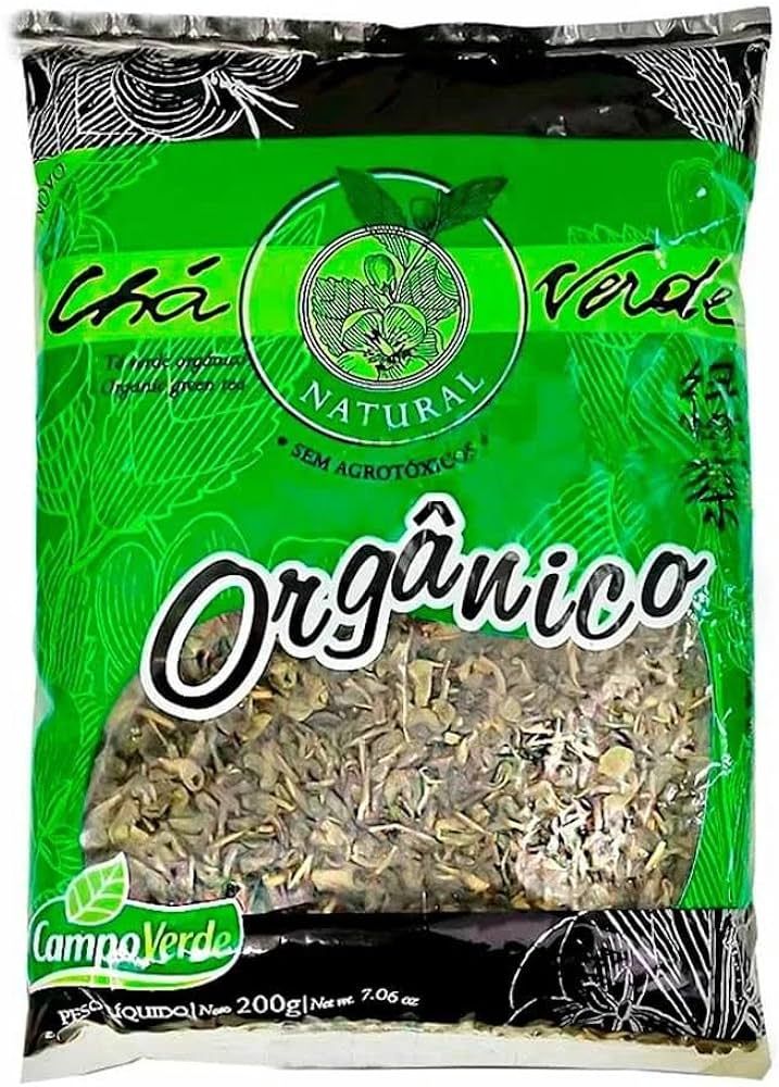 CHÁ VERDE ORGÂNICO PCT 200G CAMPO VERDE CHÁ VERDE ORGÂNICO PCT 200G CAMPO VERDE