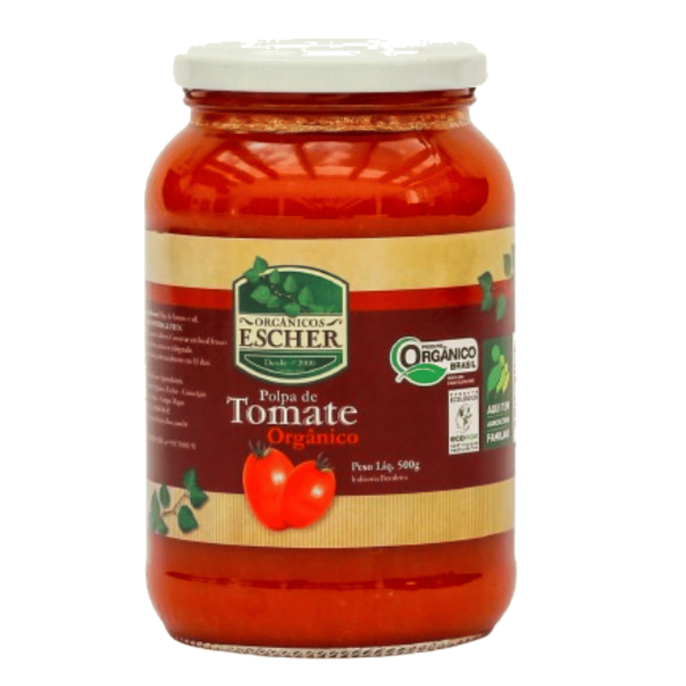 Molho de Tomate Orgânico Escher 500gr