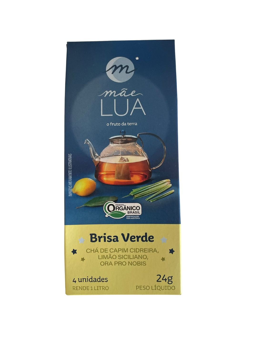 Chá Brisa Verde Orgânico 24g - Mãe Lua