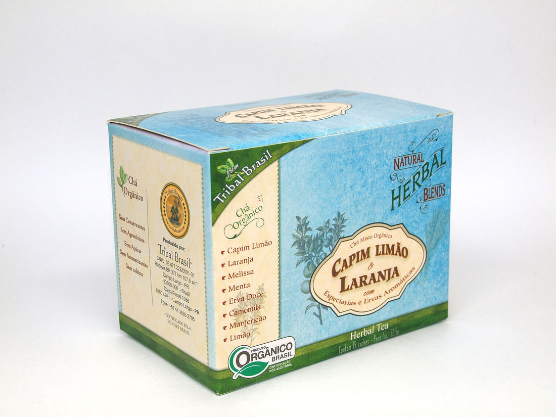 Chá Capim Limão E Laranja Orgânico - 22,5 G