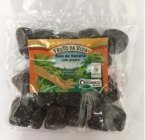 Bala De Banana com Gengibre - 150G Bala De Banana com Gengibre - 150G