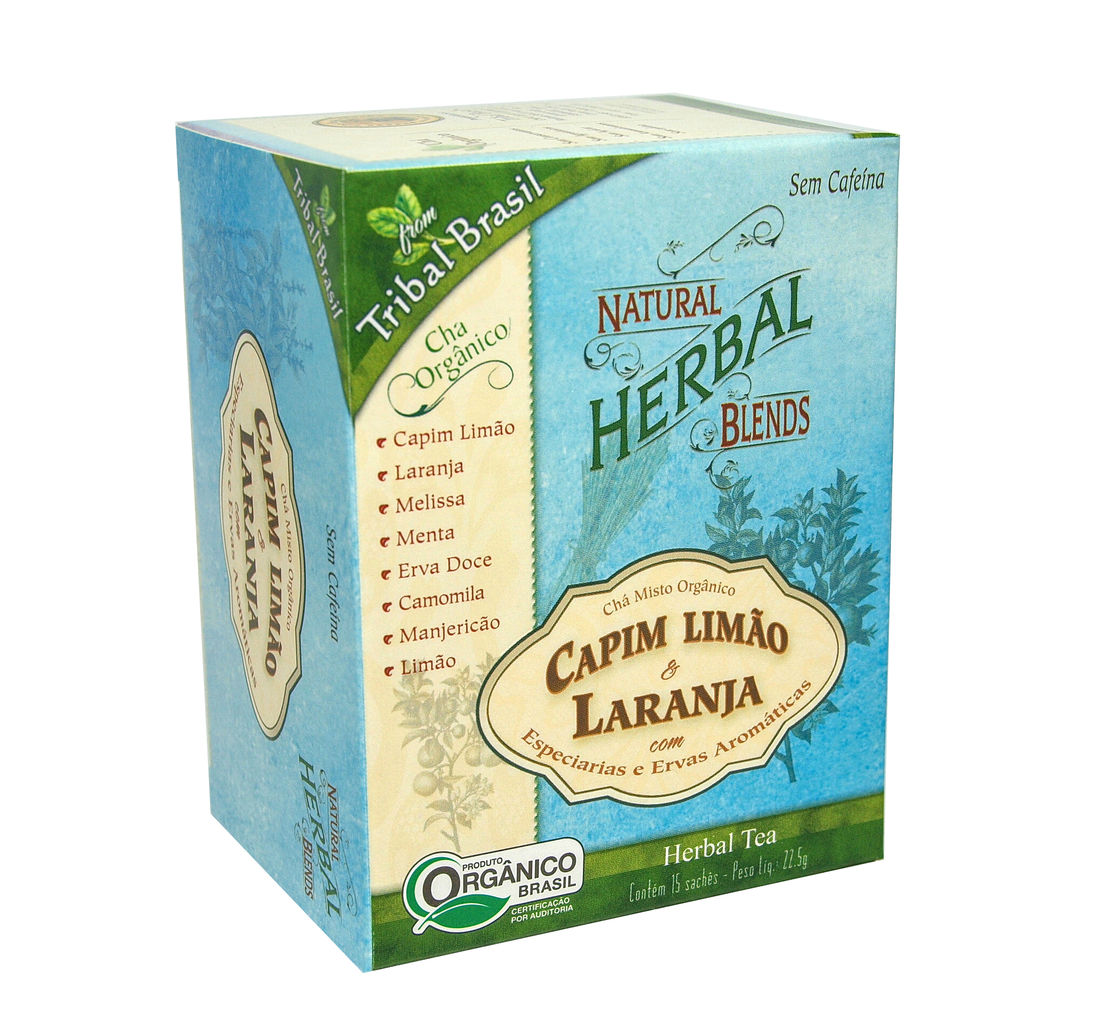 Chá Capim Limão E Laranja Orgânico - 22,5 G