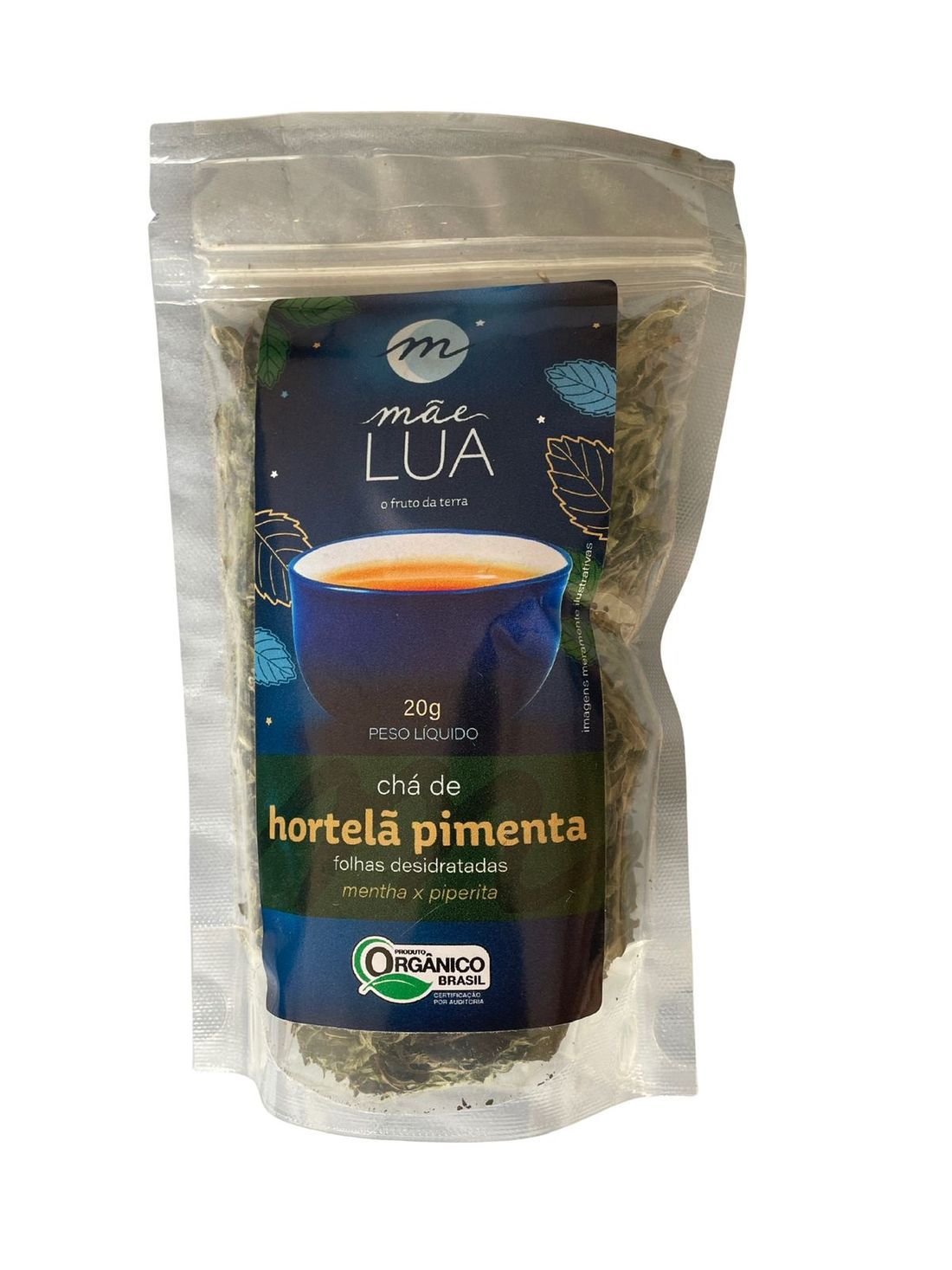 Chá de Hortelã Pimenta Desidratado Orgânico (20g)- Mãe Lua