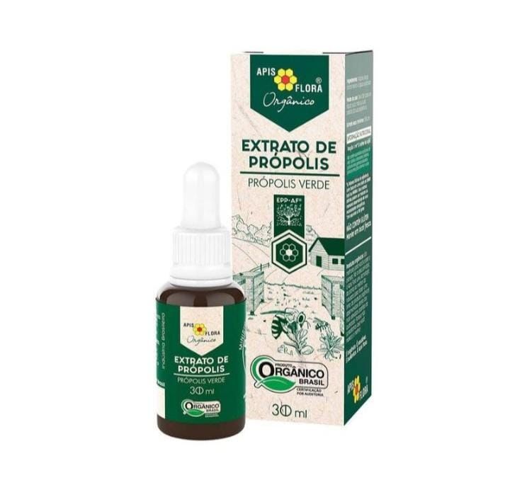 Extrato de Própolis Verde Apis Flora Orgânico 30ml Extrato de Própolis Verde Apis Flora Orgânico 30ml
