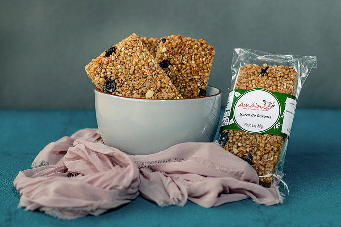 Barra De Cereais Orgânica Amábile - 30G Barra De Cereais Orgânica Amábile - 30G