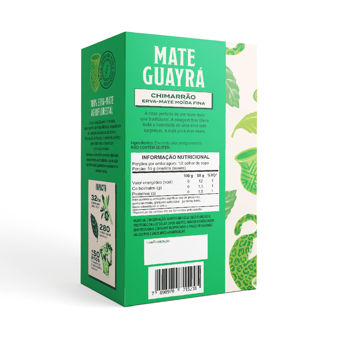 Erva Mate FINA Chimarrão Orgânica MATE GUAYRÁ - 500g Erva Mate FINA Chimarrão Orgânica MATE GUAYRÁ - 500g