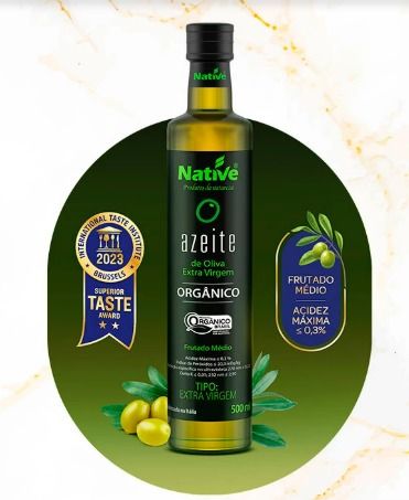 Azeite De Oliva Orgânico NATIVE - 500ml