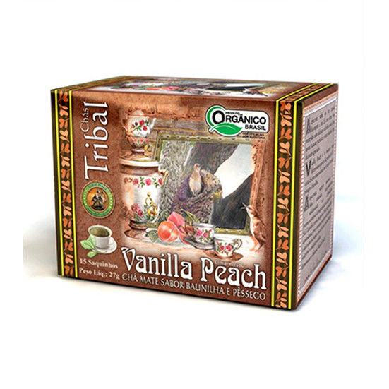 Chá Misto Vanilla Peach Orgânico - 27G Chá Misto Vanilla Peach Orgânico - 27G